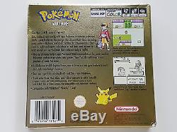 Gbc Gameboy Color Pokemon Gold Version Cib Near Mint