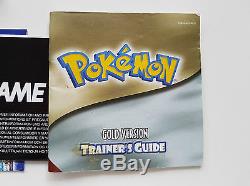 Gbc Gameboy Color Pokemon Gold Version Cib Near Mint