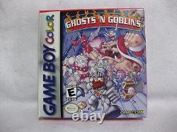 Ghosts'n Goblins Nintendo Game Boy Color Dans La Boîte Manuel Du Jeu