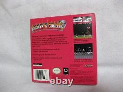 Ghosts'n Goblins Nintendo Game Boy Color Dans La Boîte Manuel Du Jeu