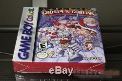 Ghosts'n Goblins (game Boy Color, 1999) H-seam Scellé Et Menthe! Ultra Rare