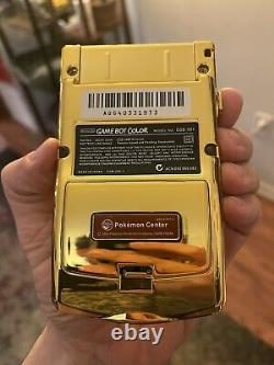 Gold Chrome Pokémon Nintendo Gameboy Couleur Gbc Cartouche Remise À Neuf Anime