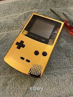 Gold Chrome Pokémon Nintendo Gameboy Couleur Gbc Cartouche Remise À Neuf Anime