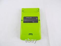 Grade A Nintendo Gameboy Game Garçon Couleur Lime Vert / Blanc Console De Poche