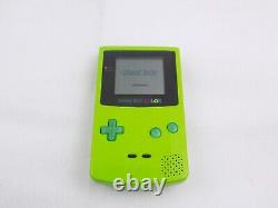 Grade A Nintendo Gameboy Jeu Garçon Couleur Lime Vert / Translucide Vert Handhe