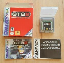 Gta 2 II Grand Theft Auto 2 Für Nintendo Jeu Garçon Couleur Gbc / Advance Ovp Cib