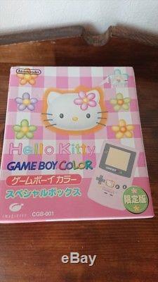 Hello Kitty Game Boy Color Boîte Spéciale Édition Limitée Fairy Kitty's Dictionary