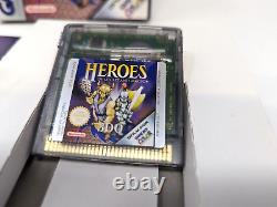 Heroes Of Might & Magic Nintendo Jeu Boy Couleur Boxed Manuel Complet Gameboy Nm