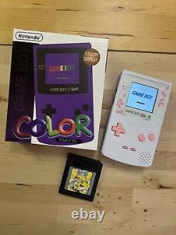 Ips Backlit Sakura Pink Nintendo Gameboy Couleur Gbc Cartouche Nes Japon