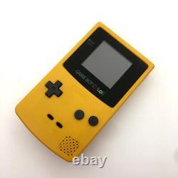 Jaune Retrofit Nintendo Jeu Garçon Couleur Gbc Jeu Console + Cartouche De Jeu