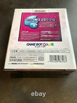 Jeu Boy Color Nintendo Sakura Taisen GB Clear Cherry Pink Rare Mint