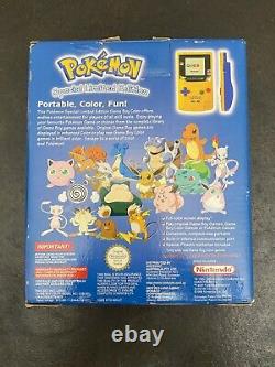 Jeu Boy Colour Pokemon Special Limited Edition Boxed Rarehot Console