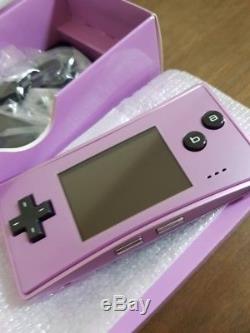 Jeu De Console / Console Couleur Nintendo Gameboy Micro Violet, Manuel, En Boîte Japan Utilisé