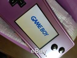 Jeu De Console / Console Couleur Nintendo Gameboy Micro Violet, Manuel, En Boîte Japan Utilisé
