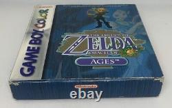 Jeu GameBoy Color Le Légende de Zelda Oracle of Ages Boîte Complète GC