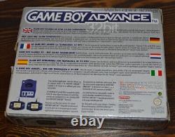 Jeu Garçon Advance 32bit Large Couleur Écran Encadré Avec Boîte Nintendo + Adaptateur De Puissance