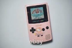 Jeu Garçon Couleur Bonjour Kitty Pink Console Limitée Gameboy Système Us Vendeur