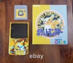 Jeu Garçon Couleur Personnalisée Shell & Case Avec Écran Ips Nintendo Gbc Pokemon Gen 1