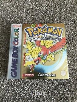 Jeu Garçon Couleur Pokemon Gold Edition Marque Nouvelle Scellée