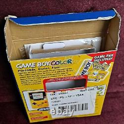 Jeu Garçon Couleurpokemon Pikachu Système Jaune100% Complet Cib Nintendo Console