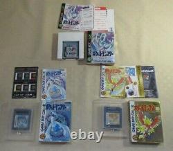 Jeu Garçon Pokemon 7 Gameboy Couleur Gbc Version Nintendo Jaune Bleu Rouge Japon Boîte