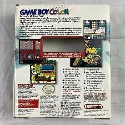 Jeu Nintendo Boy Couleur Handheld Jeu Console Teal Complet Dans La Boîte Cib