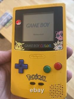 Jeu Nintendo Boy Couleur Pikachu Edition Jeux Inclus Dk Game- Sound Issue