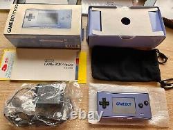 Jeu Nintendo Boy Micro Console Famicom, Bleu, Argent & Noir 4 Ensemble De Couleurs