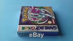 Jeu Nintendo Game Boy Game Version Couleur Pokemon Cristal Complet