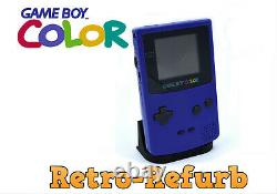 Jeu Nintendo Garçon Couleur Console Gameboy Raisin Rouge Bleu Noir Vert