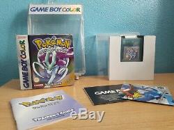 Jeu Pokémon Cristal Game Boy Couleur Complet