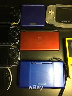 Jeu Portable Lot De 11 Nintendo 3ds Gameboy, Couleur, Sp, Ds Lite Sony Psp