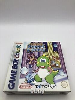 Jeu classique Bubble Bobble Nintendo Game Boy Color avec manuel rétro 1999 #0025