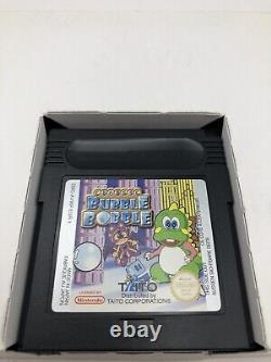 Jeu classique Bubble Bobble Nintendo Game Boy Color avec manuel rétro 1999 #0025