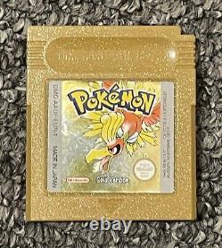 Jeux Pokémon Or pour Gameboy Color avec boîte et manuel