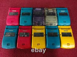 Junk Nintendo Gameboy Color Gbc Lot De 10 Set Au Hasard Console Utilisée