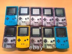 Junk Nintendo Gameboy Color Gbc Lot De 10 Set Au Hasard Console Utilisée