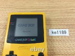 Ke1189 Plz Lire L'article Condi Gameboy Couleur Jaune Jeu Boy Console Japon