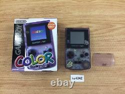 Ke4042 Gameboy Couleur Effacer Purple Boxed Jeu Boy Console Japon