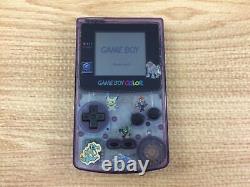 Ke4042 Gameboy Couleur Effacer Purple Boxed Jeu Boy Console Japon