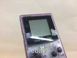 Ke4042 Gameboy Couleur Effacer Purple Boxed Jeu Boy Console Japon