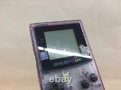 Ke4042 Gameboy Couleur Effacer Purple Boxed Jeu Boy Console Japon