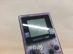 Ke4042 Gameboy Couleur Effacer Purple Boxed Jeu Boy Console Japon