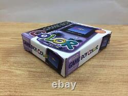 Ke4042 Gameboy Couleur Effacer Purple Boxed Jeu Boy Console Japon