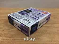 Ke4042 Gameboy Couleur Effacer Purple Boxed Jeu Boy Console Japon