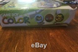 Kiwi Gameboy Couleur Pokemon Cristal Édition Limitée Bundle