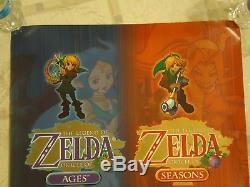 La Légende De Zelda Oracle Des Âges / Saisons Game Boy Color Store Display Poster