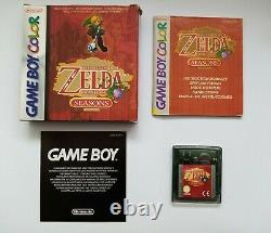 La Légende De Zelda Oracle Des Saisons Boxed Nintendo Jeu Garçon Couleur Gbc