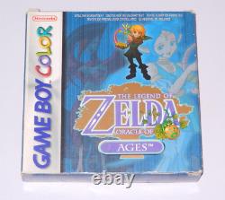 La Légende de Zelda Oracle des Âges Nintendo Game Boy Color Boîte avec Manuel