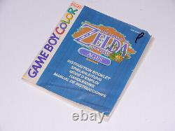 La Légende de Zelda Oracle des Âges Nintendo Game Boy Color Boîte avec Manuel